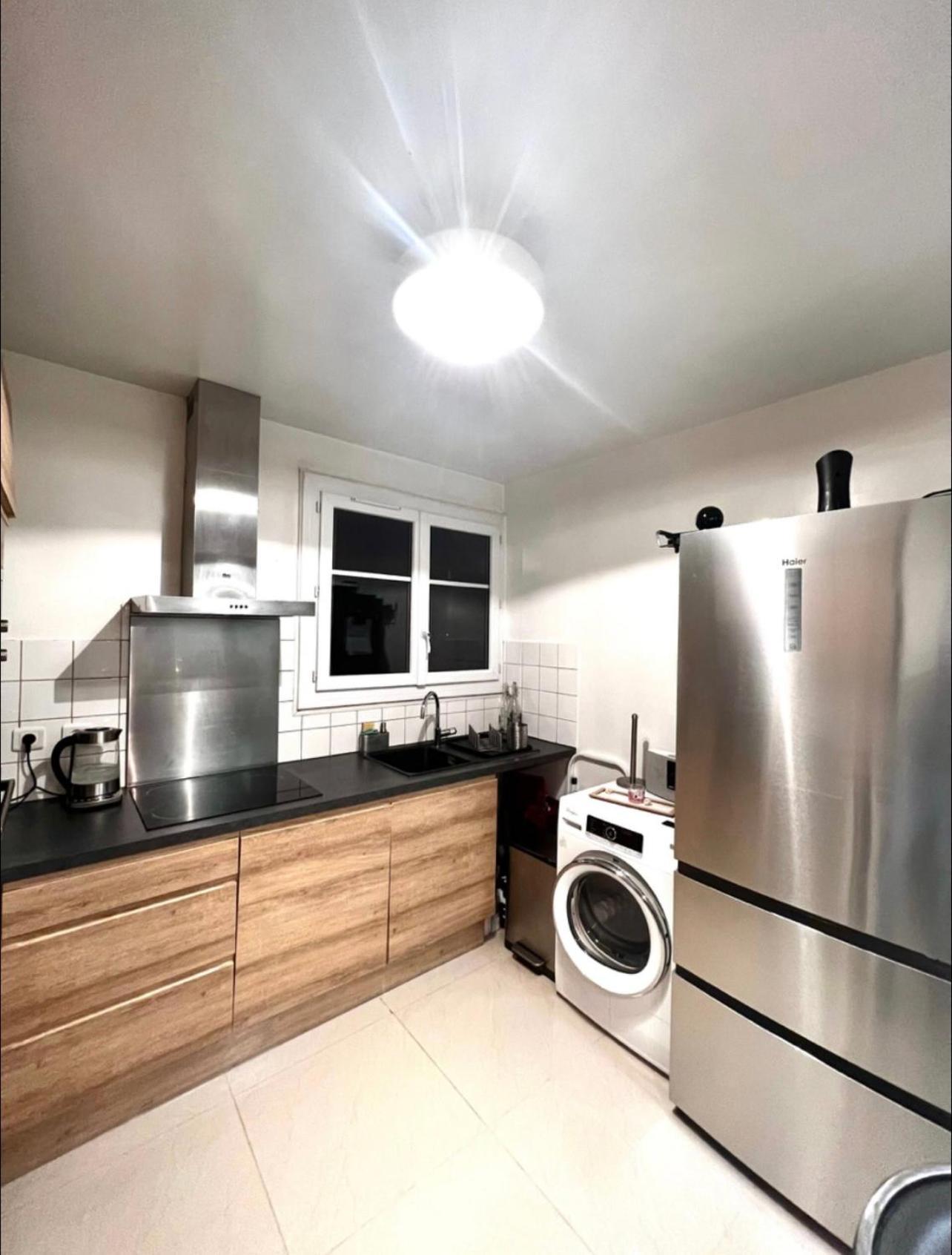 Modern 2 Bedroom Apartment Near Paris Metro, Giant Flat Screen Tv 85 Inches, Balcony, Free Parking Ивры-Сур-Сеине Экстерьер фото