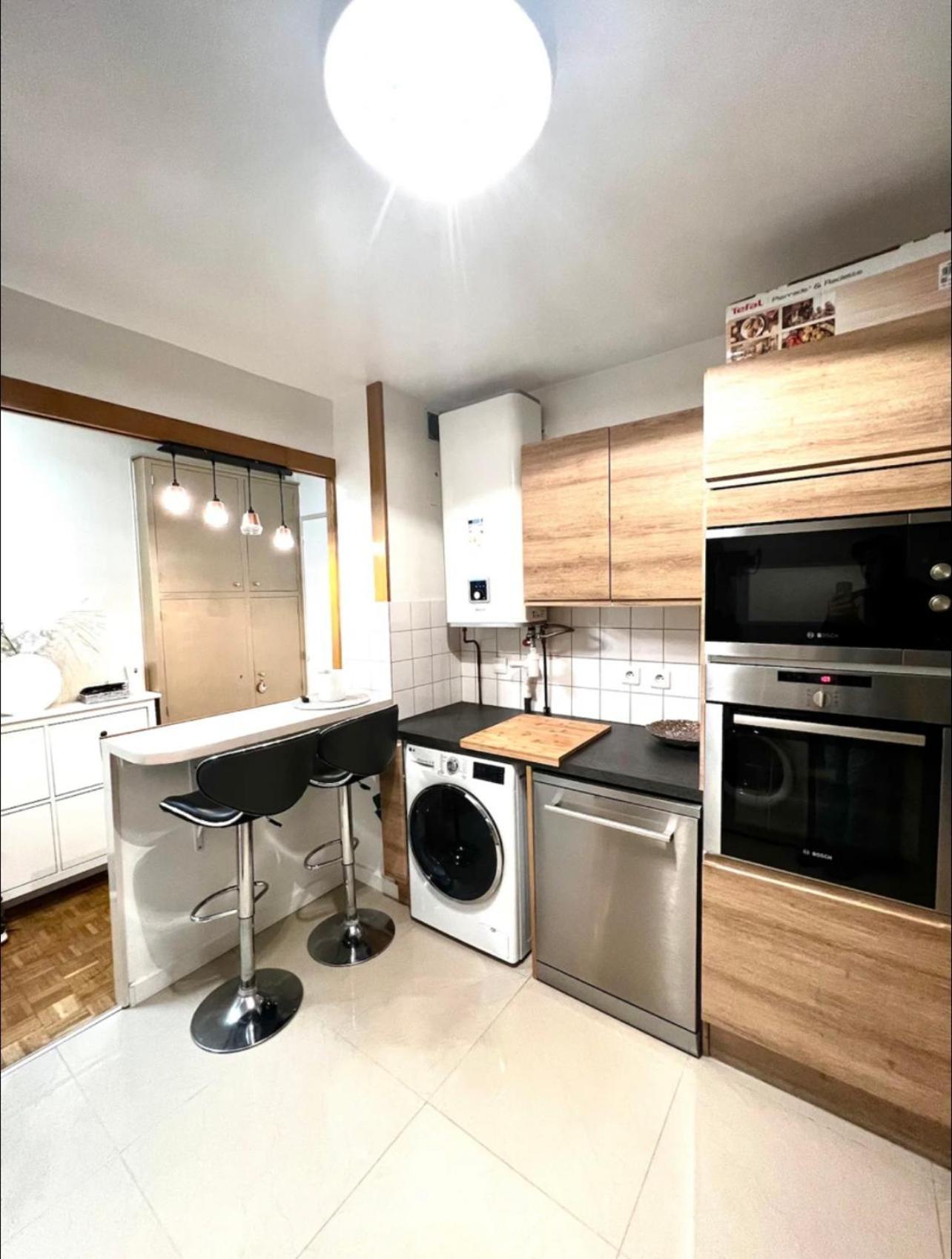 Modern 2 Bedroom Apartment Near Paris Metro, Giant Flat Screen Tv 85 Inches, Balcony, Free Parking Ивры-Сур-Сеине Экстерьер фото